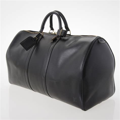 louis vuitton black holdall|Louis Vuitton keepall 55 black.